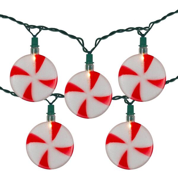 Northlight Seasonal 6ft. Peppermint Christmas Light Set - image 