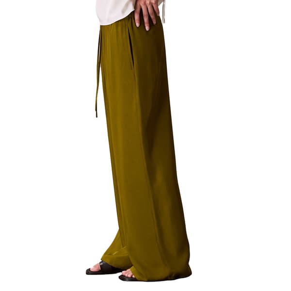 Womens Calvin Klein Pull On Flow Wide Leg Pants