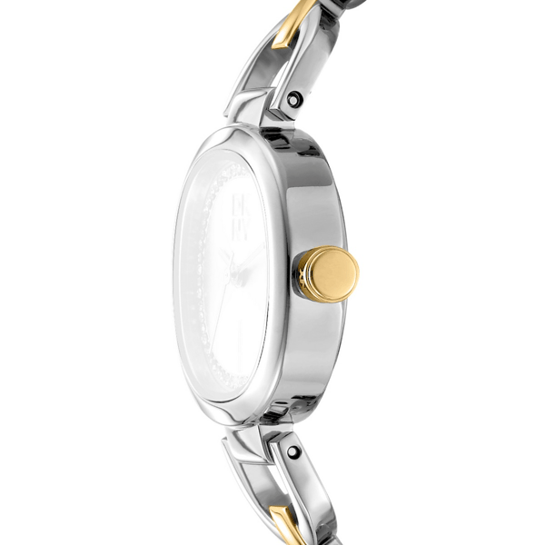 Womens DKNY Crystal Dial Twon-Tone Open Link Watch - DK1L139M0055