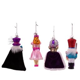 Kurt S. Adler 4pc. Noble Gems™ Glass Nutcracker Ornament Set