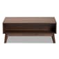 Baxton Studio Hartman Modern Walnut Brown Wood Coffee Table - image 5