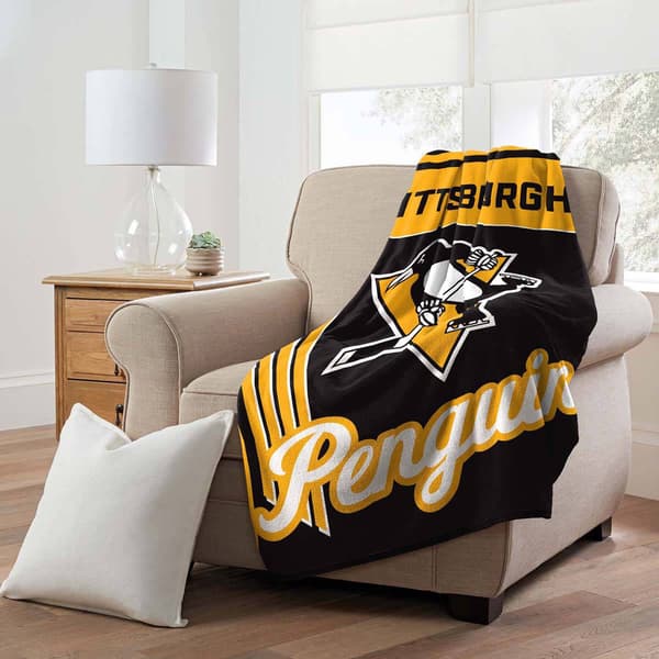 Sweet Home Collection NHL Pittsburgh Penguins Throw