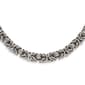 Mens Gentlemen's Classics(tm) Polished Steel Fancy Link Necklace - image 1