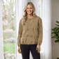 Womens MNK Long Sleeve Solid Ruched Twill Jacket - image 1