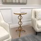 9th & Pike® Gold Glam Metal Accent Table - image 5