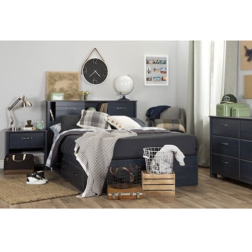 South Shore Ulysses 6-Drawer Dresser - Blueberry
