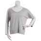 Womens French Laundry Dolman Sleeve Color Block V-Neck Tee - image 1