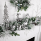 Northlight 6ft. Flocked Pine Christmas Garland with Ornaments - image 2