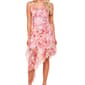 Juniors Madden Girl Mesh Cowl Neck Asymmetrical Slip Midi Dress - image 3