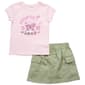 Girls (7-12) Aeropostale Butterfly Tee w/ Cargo Twill Skort Set - image 2