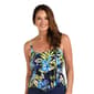 Womens Maxine Island Serenity Double Tiered Tankini Swim Top - image 1