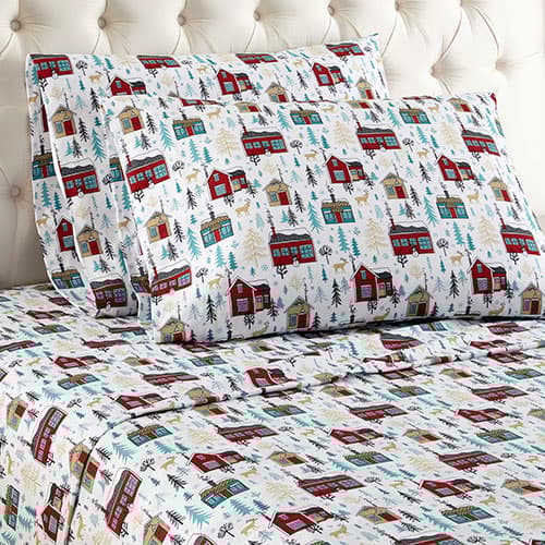 Micro Flannel® Cabins Sheet Set