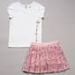 Girls (4-6x) Champion® Logo Tee & Leopard Skort Set - image 2