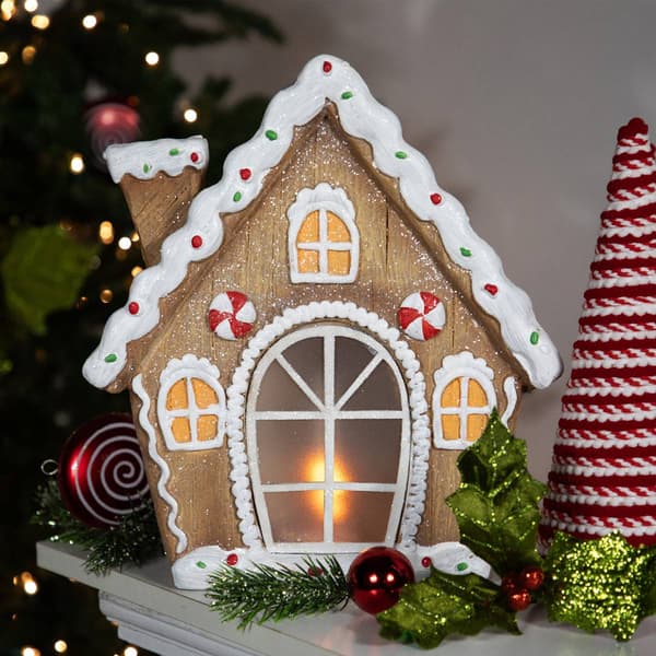 Northlight Seasonal 12.5in. LED Gingerbread Christmas House