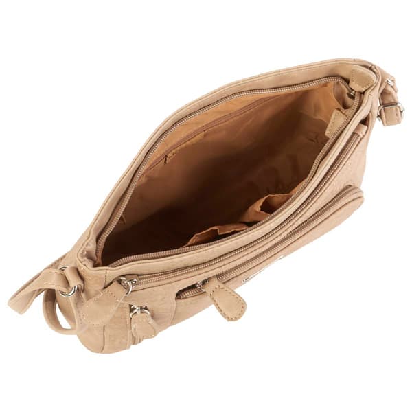 MultiSac Summerville Stiched Floral East/West Crossbody