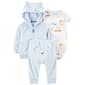 Baby Boy &#40;NB-9M&#41; Carters&#40;R&#41; 3pc. Dog Terry Cardigan Set - image 1