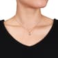 Gemstone Classics&#8482; Halo Diamond Pendant Necklace - image 2