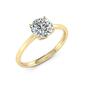 Moluxi&#8482; 14kt. Gold 2ctw. Moissanite Solitaire Ring - image 2