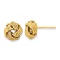Gold Classics(tm) 10mm Gold Love Knot Earrings - image 1