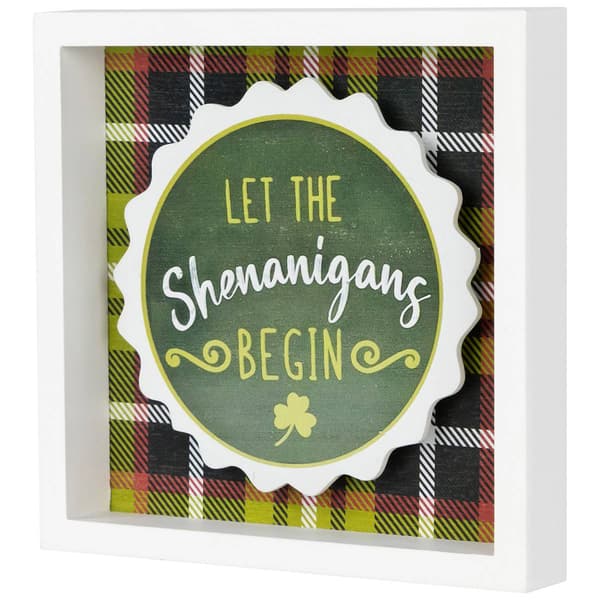 Northlight Seasonal Let the Shenanigans Begin Wall Sign