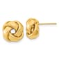 Gold Classics(tm) 12mm Gold Knot Stud Earrings - image 1