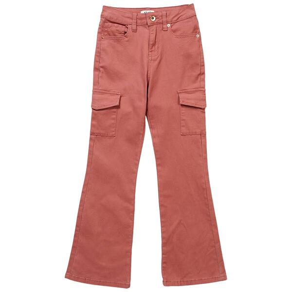 Girls &#40;7-14&#41; YMI&#40;R&#41; Girl High Rise Twill Cargo Flare Jeans - image 