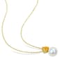 Gemstone Classics™ Freshwater Pearl & Citrine Pendant - image 3