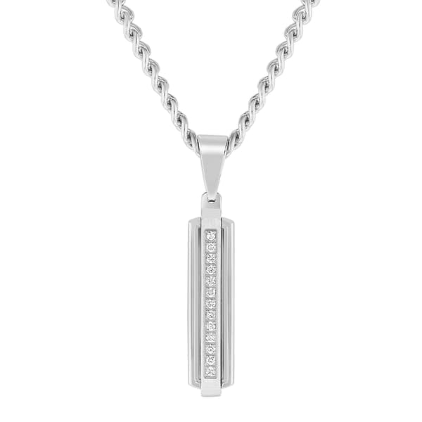 Mens Gentlemen''s Classics(tm) Lab Grown Diamond Pendant - image 