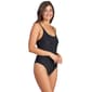 Juniors Cyn & Luca Lace-Up Back Ribbed One Piece Swimsuit - image 3