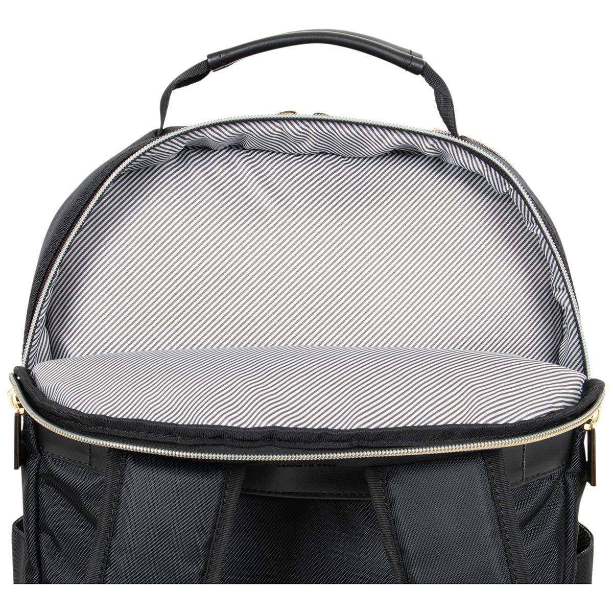 Kenneth Cole® Reaction™ Quilted Black & Gold Backpack