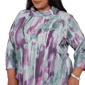 Plus Size Alfred Dunner Vail Floral Brushstroke Cowl Neck Blouse - image 5