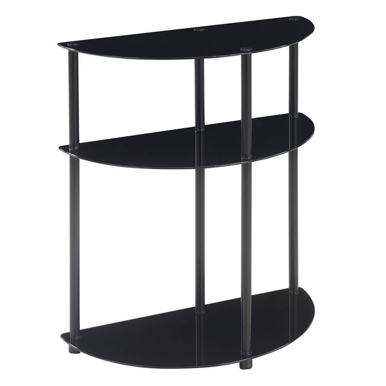 Convenience Concepts Designs2Go 3 Tier Half-Circle Hall Table