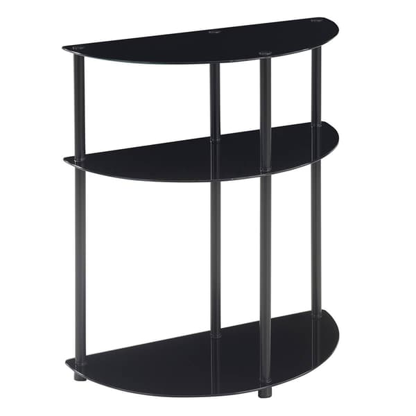 Convenience Concepts Designs2Go 3 Tier Half-Circle Hall Table