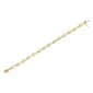 Haus of Brilliance 10kt. Yellow Gold Diamond Link Bracelet - image 2