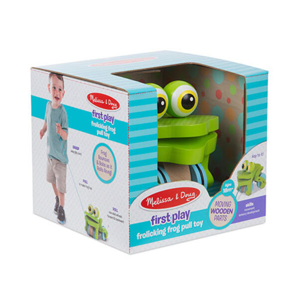 Melissa &amp; Doug® Frolicking Frog Pull Toy
