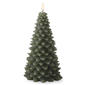 K&K Interiors 8.75in. Christmas Tree LED Candle w/ Timer - image 1