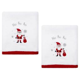 Avanti Ho Ho Ho 2pk. Embroidered Towel Collection