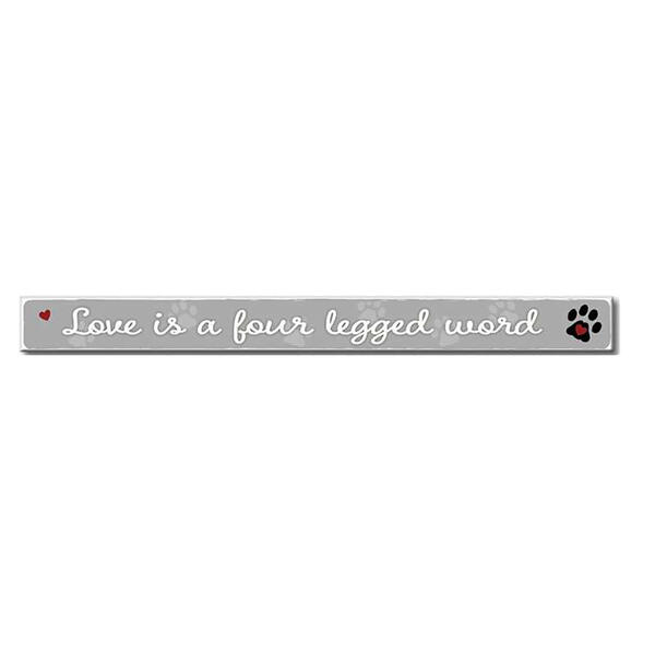 Skinny Sign with Love is a Four-Legged Word Phrase - image 