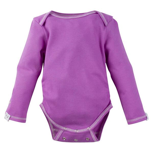 Baby Unisex &#40;NB-18M&#41; MiracleWear&#40;R&#41; Solid Long Sleeve Bodysuit - image 
