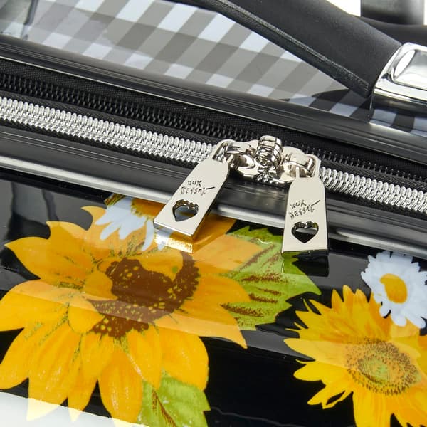 Betsey johnson sunflower luggage on sale