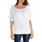 Womens 24/7 Comfort Apparel Loose Fit Dolman Top - image 5