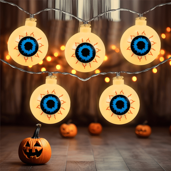 Northlight 10ct. LED Bloodshot Eyeball Halloween Lights