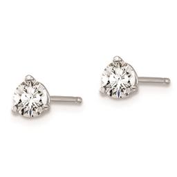 Pure Fire 14kt. White Gold Lab Grown 1/2ctw. Diamond Earrings