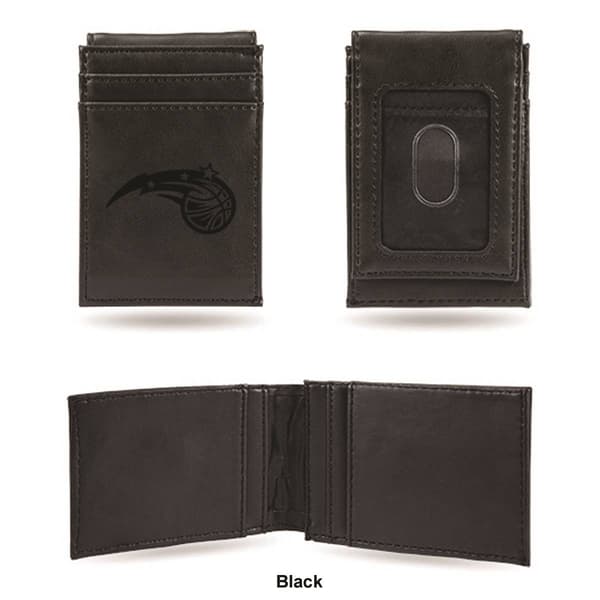 Mens NBA Orlando Magic Faux Leather Front Pocket Wallet