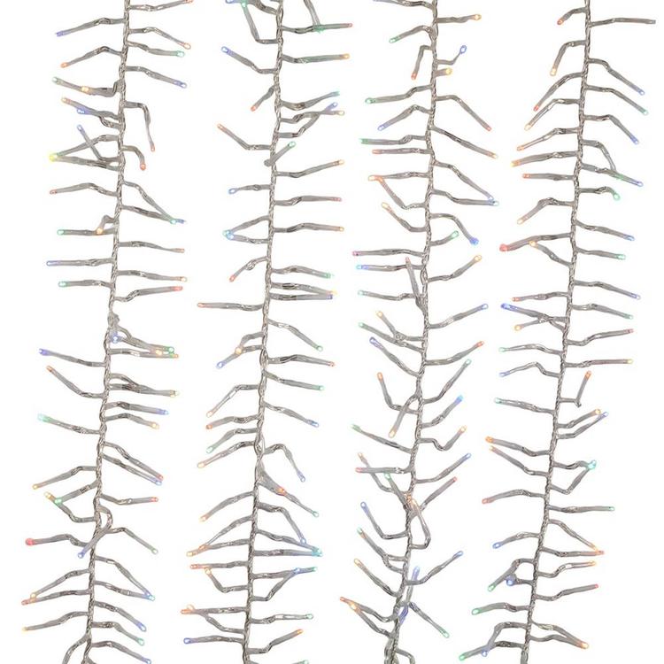 Kurt S. Adler 480-Light 15.7ft. LED Connectable Cluster Garland