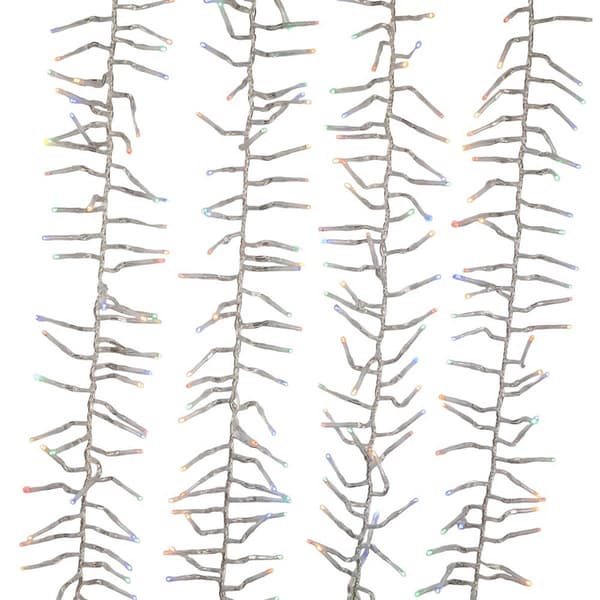 Kurt S. Adler 480-Light 15.7ft. LED Connectable Cluster Garland