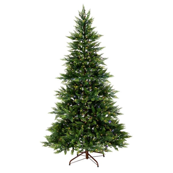 National Tree Festive Fern Feel Real&#174; Pre-Lit Christmas Tree