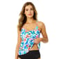 Womens Anne Cole Fiore Floral Scoop Neck Tankini Swim Top - image 4
