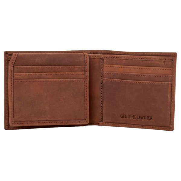 Mens MLB Phillies Oily Pull Up Wallet