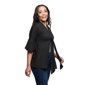 Womens 24/7 Comfort Apparel Tie Front Bell Sleeve Cardigan - image 2